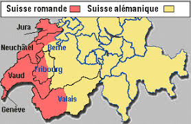 • langues et dialectes en suisse : Suisse Unilingue