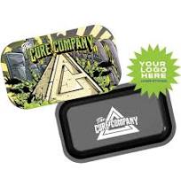 Custom Etched Tin Rolling Tray Medium Set with Ash Tray and ...