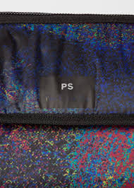 Men S Oil Slick Print Recycled Polyester Wash Bag Paul Smith Asia