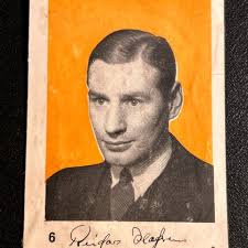 Erik Henry Raab f 1912 Sarpsborg Samlekort 1935 med autograf