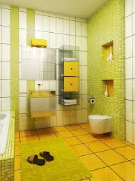 Simply by adding a splash of yellow in your furnishing or accessories you can change your bathroom into a sunny, luminous space. Bathroom Design Yellow Home Architec Ideas