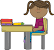 Criss Cross Student Sitting Clipart