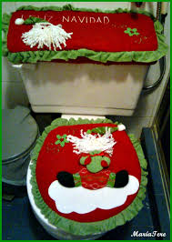Otras grandes manualidades para regalar en las fiestas son el punto, ganchillo, punto de cruz, manualidades juegos de baño en fieltro navideños y la costura. Juego De Bano De Navidad En Fieltro Maria Teresa Flickr