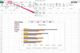 how to create a bar graph in an excel spreadsheet it still