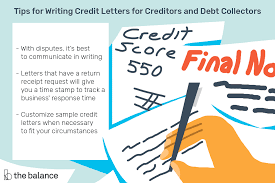 Letter to bank for opening a current account. Sample Credit Letters For Creditors And Debt Collectors