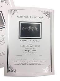 Il certificato di autenticità : Certificato Di Autenticita E Qualita Per Stampa Giclee Stampeperfotografi