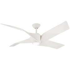Product title hunter 44 dempsey low profile with light fresh white ceiling fan with light with handheld remote average rating: Aire A Minka Group Design Welkin 56 In Integrated Led Indoor Flat White Ceiling Fan With Light 04639 The Home Depot White Ceiling Fan Ceiling Fan With Light White Ceiling Fan With Light