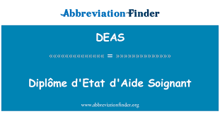 Elle se déroule de la première see de à la première see de. Deas Definition Diplome D Etat D Aide Soignant Abbreviation Finder