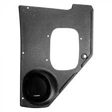 These custom molded abs plastic panels mount over the front left and right kick panel area to provide a convenient mounting place for a pair of 5 1/4 inch stereo speakers. Custom Autosound Chevy Truck Kick Panels With 80 Watt Speakers 1955 1959