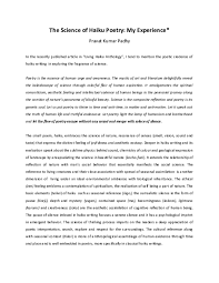 I am going to make it as easy as possible for us all. Doc The Science Of Haiku Poetry My Experience Pravat Padhy Academia Edu