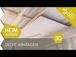 Decke Abhangen Anleitung Trockenbau Auf Einer Holz Unterkonstruktion Dieser Teil Zeigt Die Verarbeitung Von Gipskarto Zimmerdecken Deckchen Holzkonstruktion