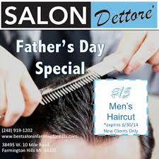 See estimated wait times at great clips hair salons near you and add your name to the wait list from anywhere. In Honor Of Father S Day Men S Haircuts Are Only 15 When You Present This Promotion Salon Dettore Is A Premiere H Salon Promotions Haircuts For Men Salons