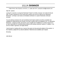 Find out what your potential employers want. Apprentice Electrician Cover Letter November 2021