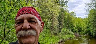 Ride near Pere Marquette River in Michigan Manistee National Forest