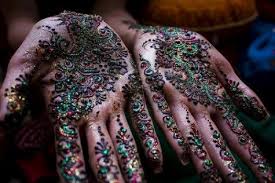 Hand Decoration Beautiful Henna Glitter Henna Henna Tattoo Designs