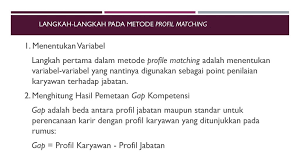Metode Profile Matching Ppt Download