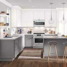 Thank you for your recent inquiry with the home depot, penelope. Thomasville Nouveau Custom Kitchen Cabinets Shown In Transitional Style Hdinstslsc The Home Depot