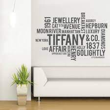 A wide variety of tiffany wall lights options are available to you, such as lighting solutions service, design style, and application. Breakfast At Tiffanys Tiffany Co Word Cloud Vinyl Wall Art Sticker Decal Sticker Wall Art Word Cloud Vinyl Wall Art
