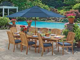 Eastchester 9 Pc Solid Teak Dining Set Fortunoff Backyard Store Extension Dining Table Outdoor Patio Set Backyard