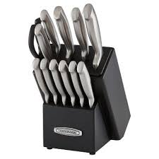 Farberware Edgekeeper 13 Piece Self Sharpening Stainlesssteel Hollow Handle Knife Block Set Knife Block Set Knife Block Farberware
