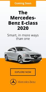 Mercedes Benz E Class 2020 Car Ad Template Car Ads Benz E Class Mercedes Benz