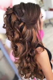 To achieve this look first curl your hair in soft curls. Try 42 Half Up Half Down Prom Hairstyles Lovehairstyles Com