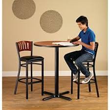 School Library Tall Cafe Tables And Chairs Google Search Home Library Design Cafe Chairs Classroom Stools