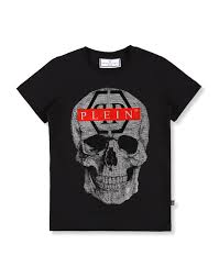 Welcome to philipp plein junior official online shop. T Shirt Round Neck Ss Skull Philipp Plein Junior