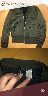 H M Olive Green Satin Bomber Jacket Satin Bomber Jacket Bomber Jacket Olive Green Bomber Jacket