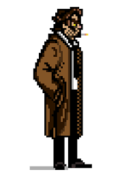 Pixel Bigby From The Wolf Among Us The Wolf Among Us Game Art Wolf