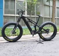 Bafang G510 Electric Fat Bike Carbon Fiber Full Suspension Hidden Battery Ebike De Montaa