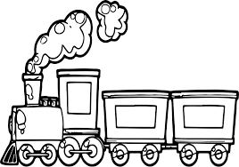 Funny Cartoon Train Coloring Page Train Coloring Pages Train Cartoon Train Drawing