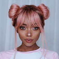 Space Buns With Bangs Best Bun Hairstyles For Women Cute Trendy And Easy Buns Best Sh Cute Bun Hairstyles Easy Hairstyles For Long Hair Long Hair Styles