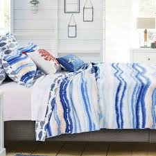 Nautical seahorse twin daybed or twin xl duvet by deeanasdesigns, $140. Beach Coastal Tropical Ocean Sea Waves Fish Blue White Nautical Quilt Set King Ghf Nautical Quilt Sets Greenland Home Fashions Quilt Sets Queen