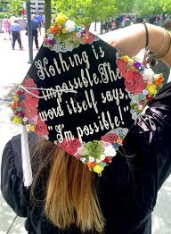 My Grad Cap I Made With An Audrey Hepburn Quote Grad Cap Graduation Cap Masters Graduation
