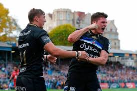 Search, discover and share your favorite toulouse rugby gifs. Freddie Burns Suffers Embarrassing Gaffe By Celebrating Try Early Before Last Gasp Challenge Mirror Online