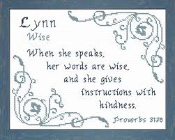 Lynn Name Blessings Personalized Cross Stitch Design From Joyful Expressions Cross Stitch Projects Ideas Cross Stitch Cross Stitch Designs