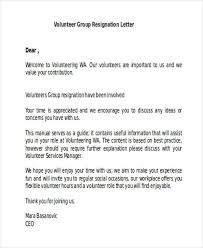 Volunteer Resignation Letter Sample Photo Ideas Examples In Pdf Ms Word Google Docs Pages For Personal Resignation Letter