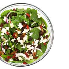 Simple Vegan Spinach Salad Vegannie Classic spinach and orzo salad with orzo pasta, fresh spinach, feta cheese, pine nuts, greek olives, and red onion. simple vegan spinach salad vegannie