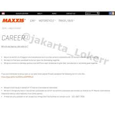 Post jobs for free in uk, ireland, de, uae/dubai, sa, india, canada. Jakarta Loker Pt Maxxis International Indonesia Facebook