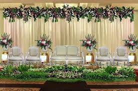 60+ ide dan inspirasi dekorasi pernikahan cantik dan elegan: 55 Gambar Dekorasi Pelaminan Minimalis Modern Dan Klasik Outdoor Wedding Decorations Wedding Backdrop Design Wedding Decorations