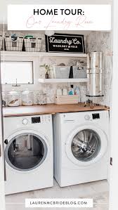 A laundry room sink's average size is anywhere from about 17 x 20 inches or 22 x 25 inches. Home Tour Laundry Room Lauren Mcbride