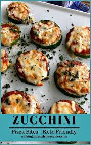 Zucchini Pizza Bites Keto Friendly Snack From Walking On Sunshine Recipes Keto Ketodiet Ketorecipes Zucchini Pizza Bites Pizza Bites Recipes