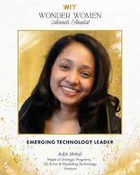 I'm honored to be nominated for WIT Wonder Woman Awards in the Emerging  Tech Leader category. So grateful to my leaders Gerard Gjonej, Michael  Popchuk, Anne Carrihill, Chris Holloway, Brandon Audie… |