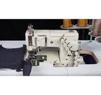 CHAIN STITCH MACHINE WAISTBAND SEWING kANSAI DLR-1508PRINDUSTRIAL SEWING  MACHINE