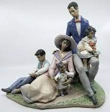 Jul 15, 2021 · an exhibit of his original works for the black heritage stamp series premiered in 1992 at the smithsonian s national museum of american history and subsequently toured the united states. Lladro Black Legacy Family Of Love Porcelain Figurine Lladro African American Figurines African American Art