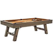 Barrington 96 Sutter Collection Pool Table Cue Set Rustic Furniture Brown Walmart Com Pool Table Billiard Table Outdoor Pool Table