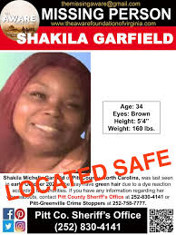 UPDATE*** Shakila Garfield has been located and is safe.  #TheAWAREFoundationInc