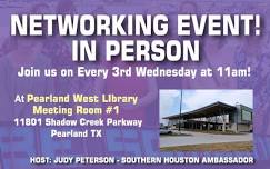 IN PERSON Networking Event - West Side of Pearland