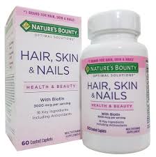 Free shipping on orders over $25.00. Nature S Bounty Hair Skin Nails 3 000mcg Of Biotin 60 Coated Caplets Rs 1899